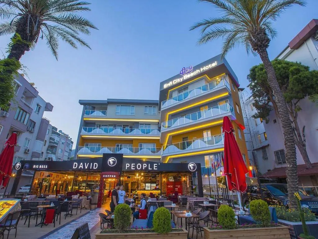 Arsi Enfi City Beach Hotel, pamje e hotelit në Alanya