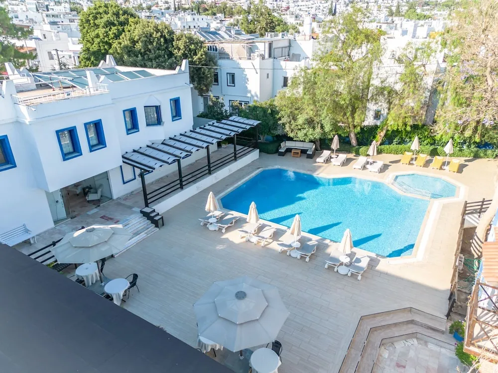 Atrium, pamje e hotelit në Bodrum