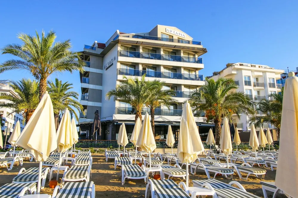 Aurasia Beach Hotel, pamje e hotelit në Marmaris