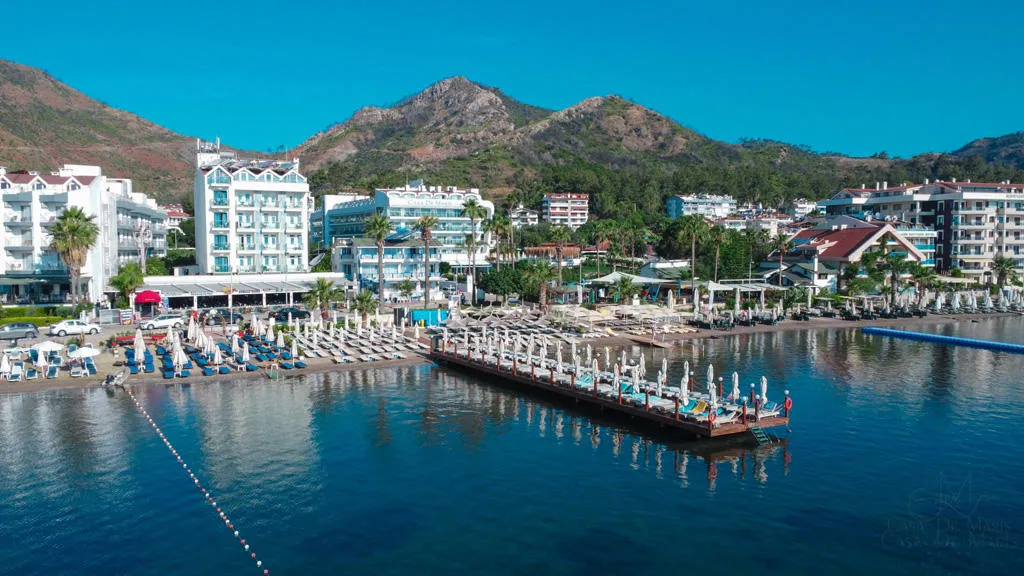 Casa De Maris Spa & Resort Hotel, pamje e hotelit në Marmaris