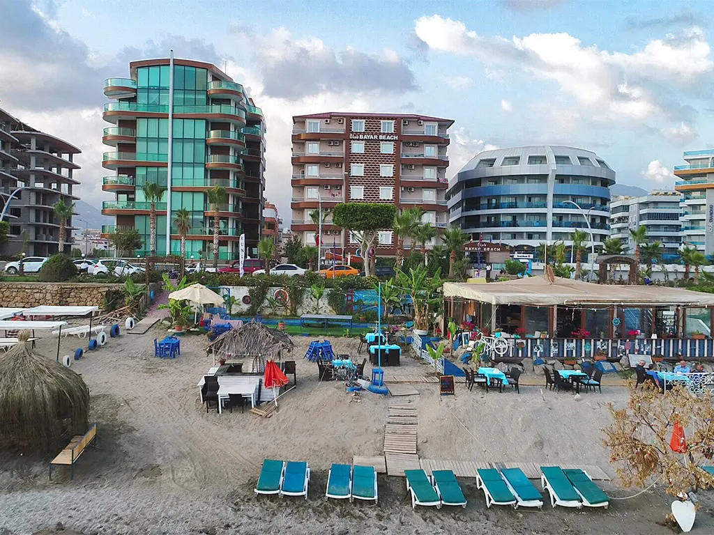 Club Bayar Beach Hotel, pamje e hotelit në Alanya