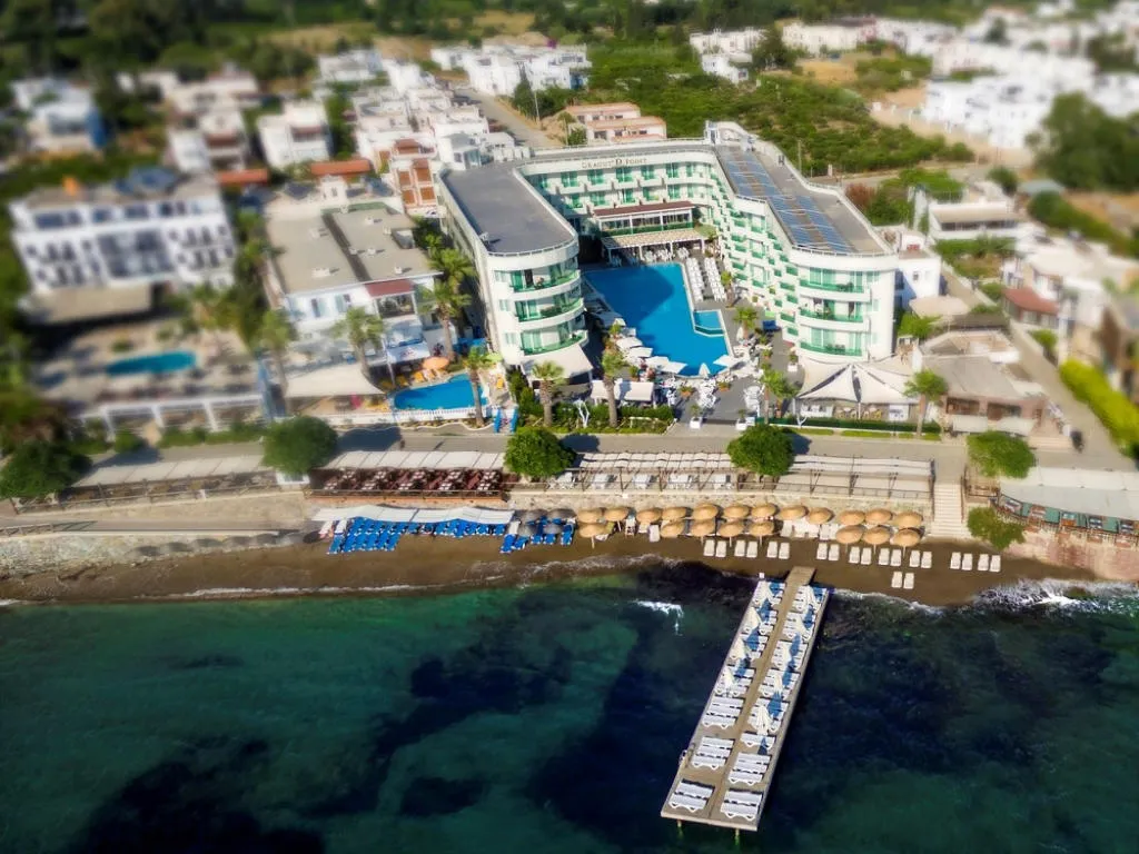 Dragut Point South Hotel, pamje e hotelit në Bodrum