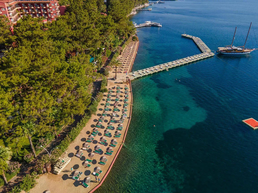 Grand Yazıcı Club Marmaris Palace, pamje e hotelit në Marmaris