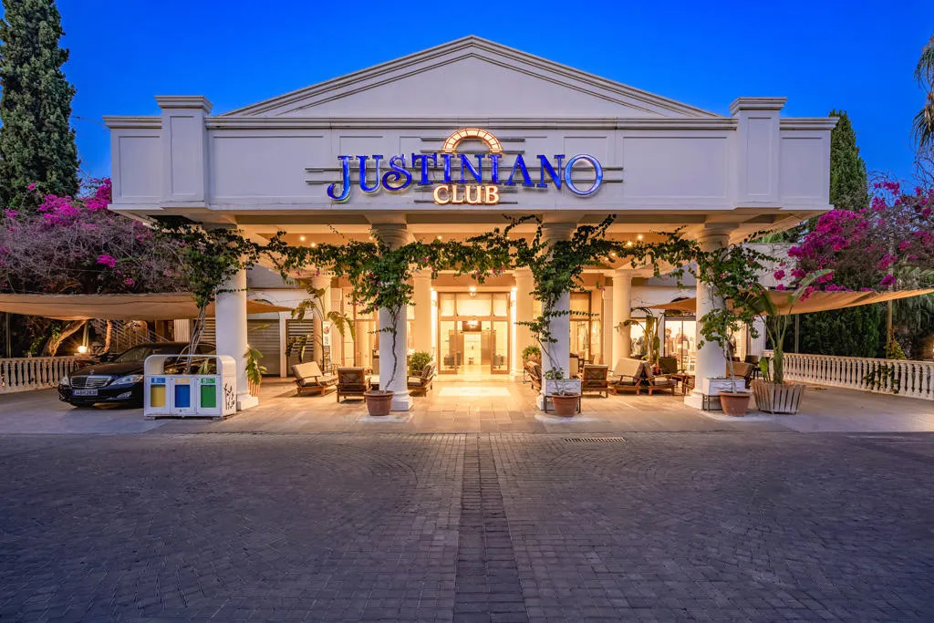 Justiniano Club Alanya, pamje e hotelit në Alanya