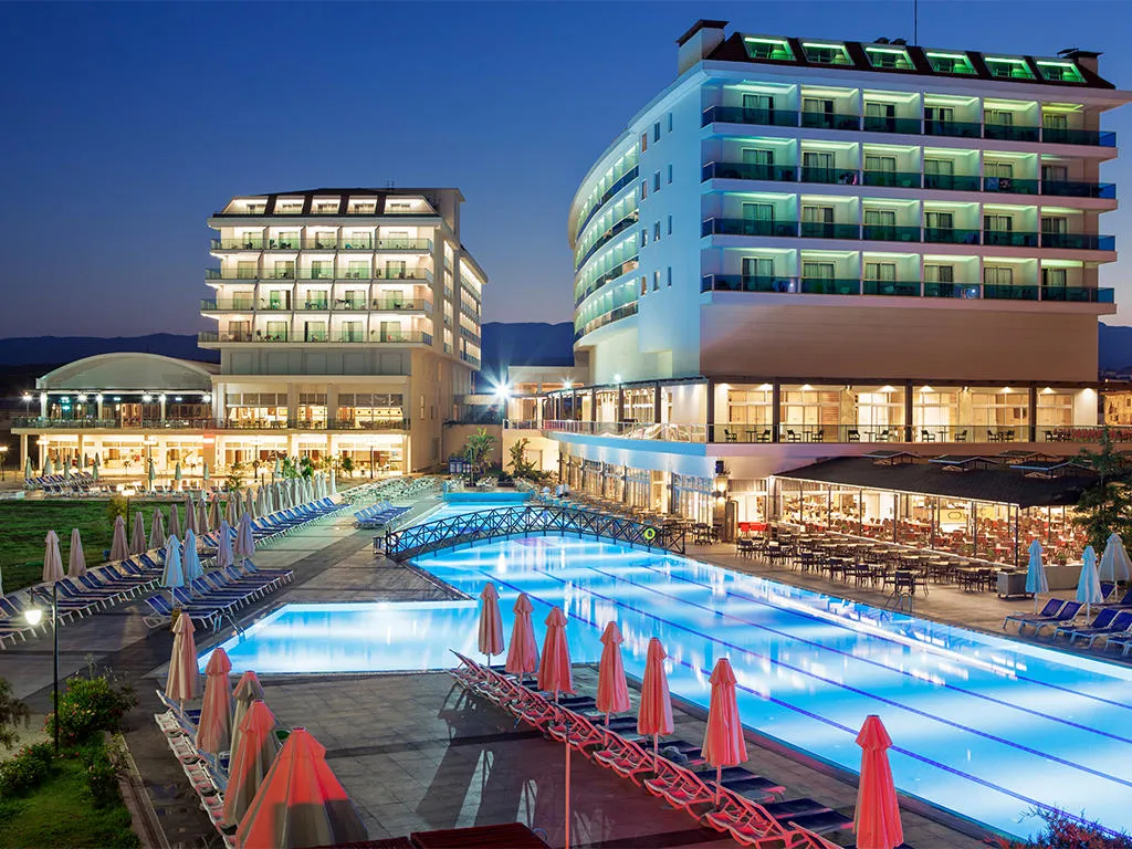 Kahya Resort Aqua & Spa, pamje e hotelit në Alanya