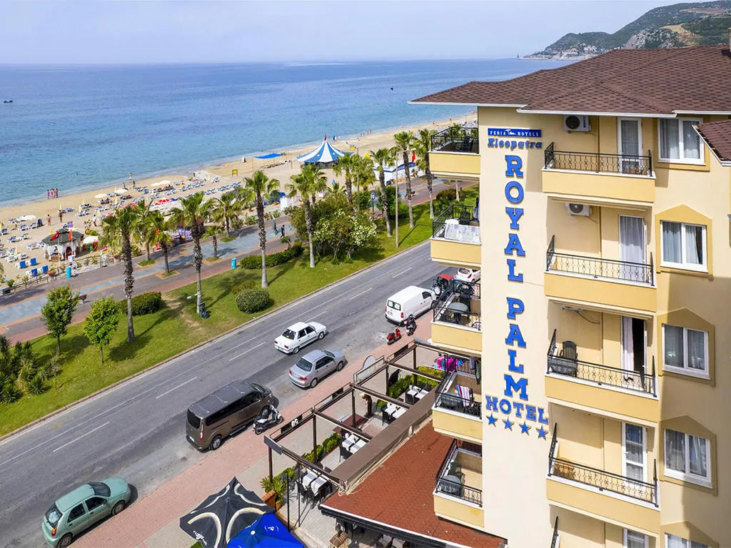 Kleopatra Royal Palm Hotel, pamje e hotelit në Alanya