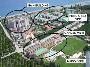 Limak Limra Hotel & Resort, pamje e hotelit në Kemer