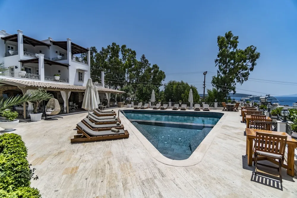 Manzara Boutique Hotel, pamje e hotelit në Bodrum