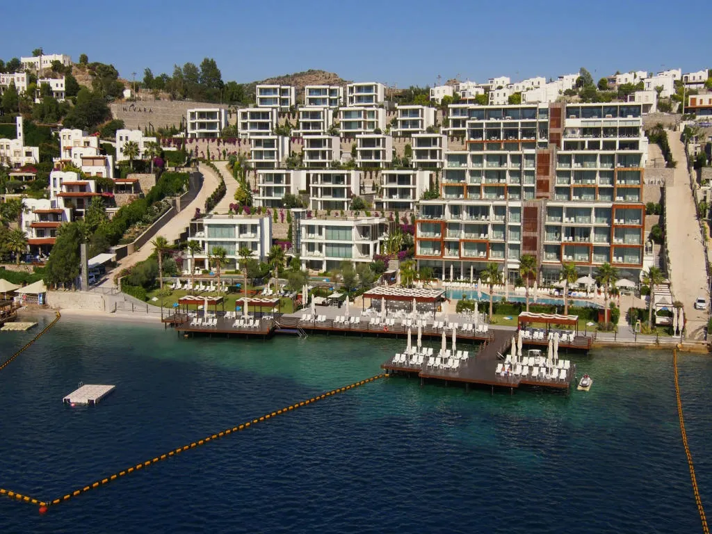 Mivara Luxury Resort & SPA, pamje e hotelit në Bodrum