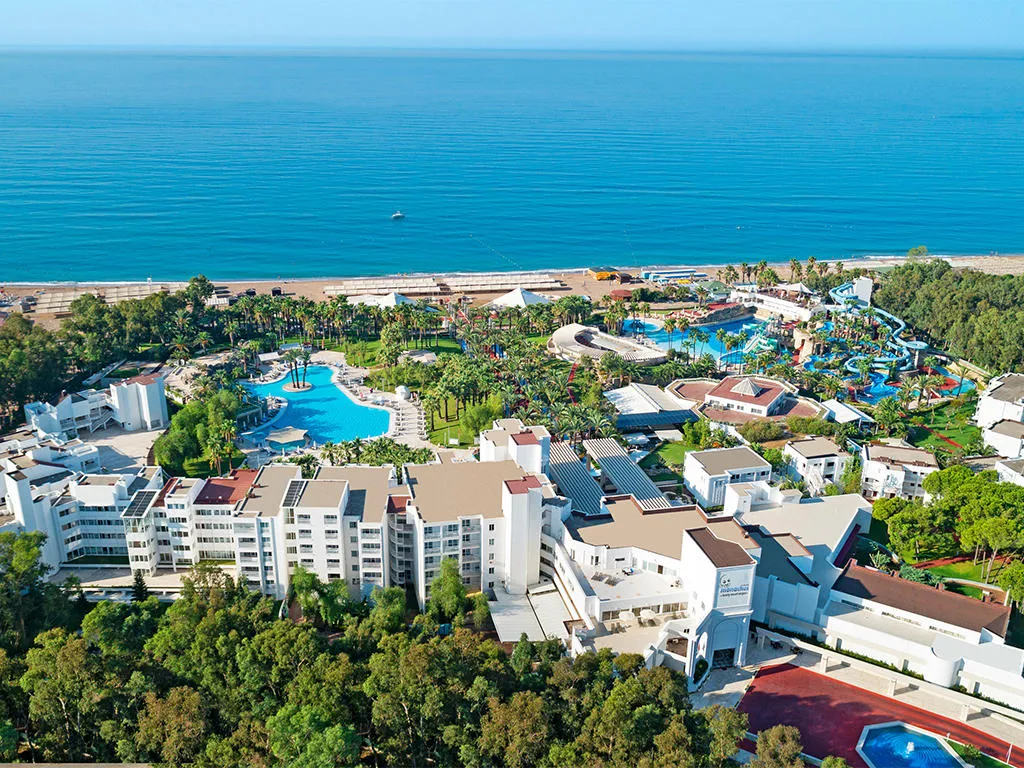 Monachus Family Resort Sorgun, pamje e hotelit në Side