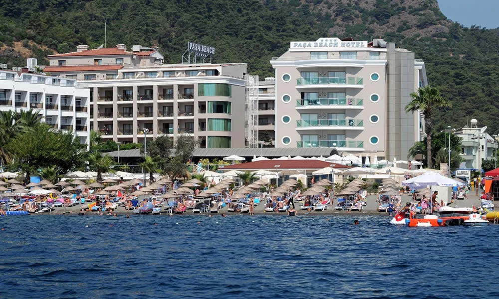Pasa Beach Hotel, pamje e hotelit në Marmaris