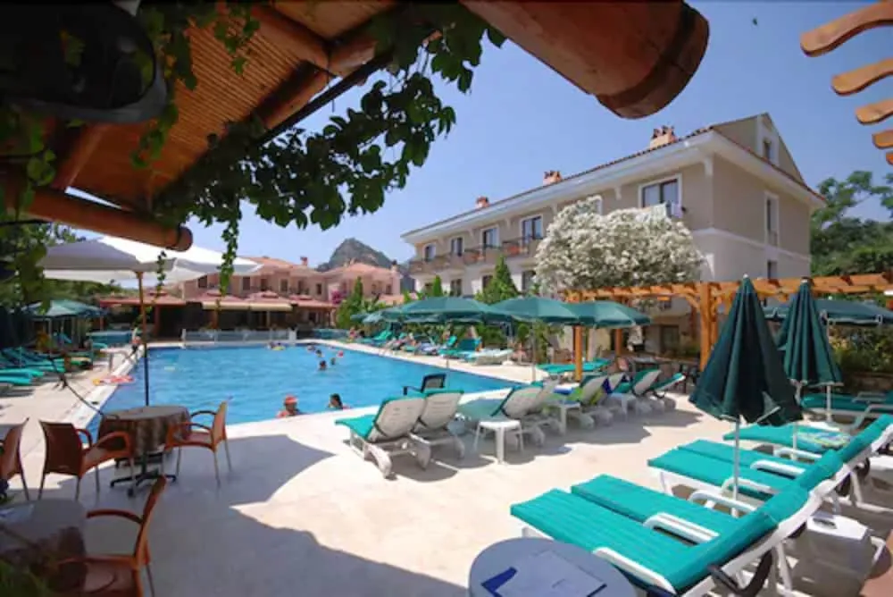 Perdikia Beach, pamje e hotelit në Marmaris