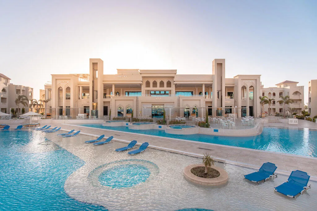 Pickalbatros Aqua Blu Resort, pamje e hotelit në Hurghada
