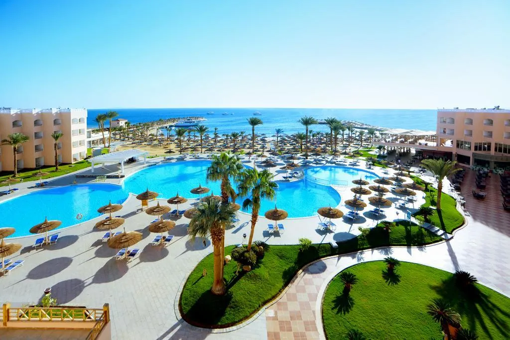 Pickalbatros Beach Resort, pamje e hotelit në Hurghada