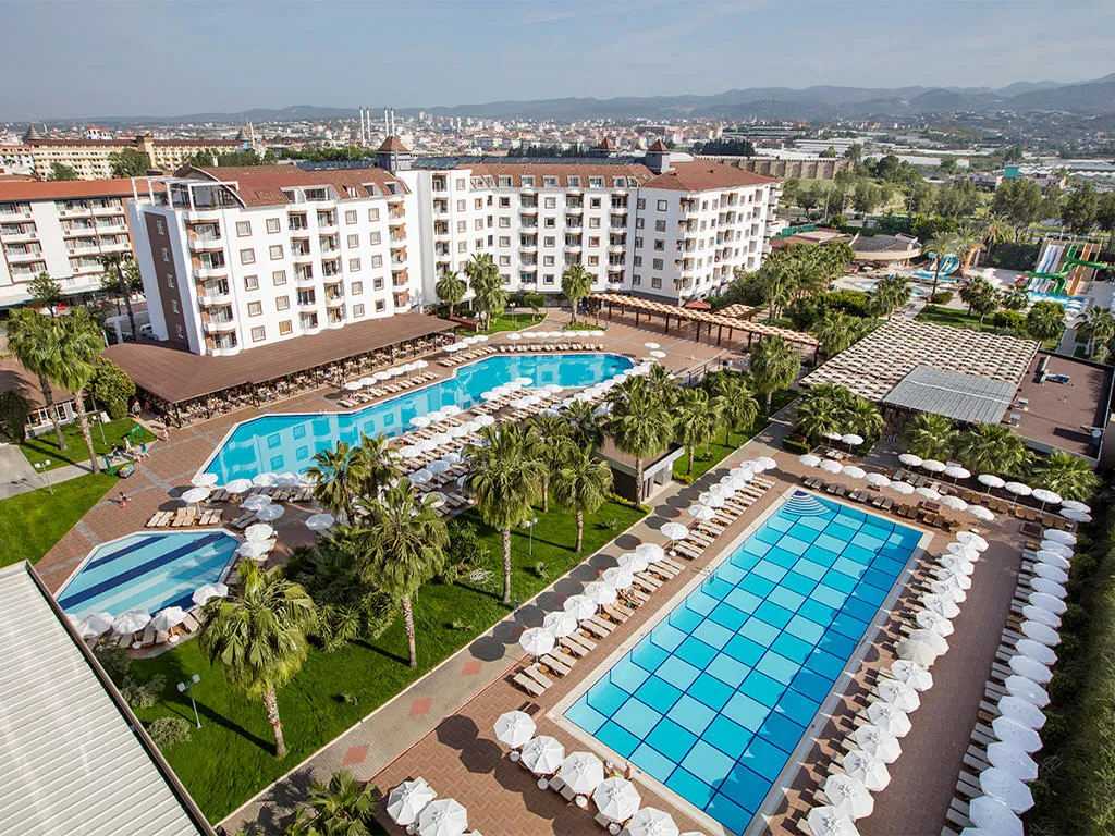 Royal Garden Beach Hotel, pamje e hotelit në Alanya