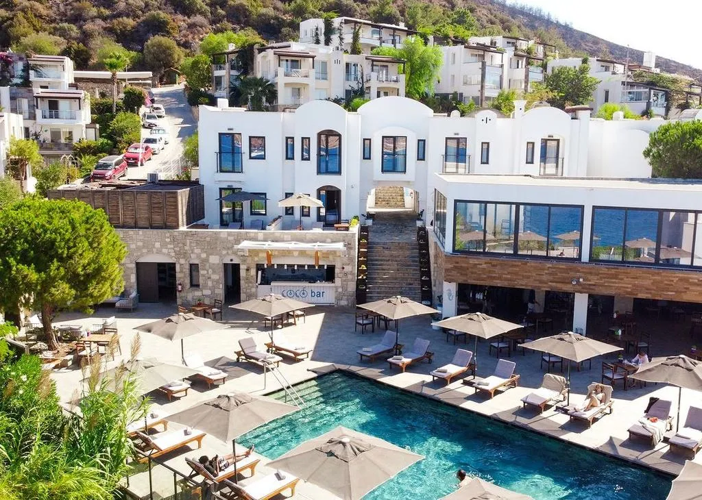 Senses Boutique Hotel Bodrum, pamje e hotelit në Bodrum