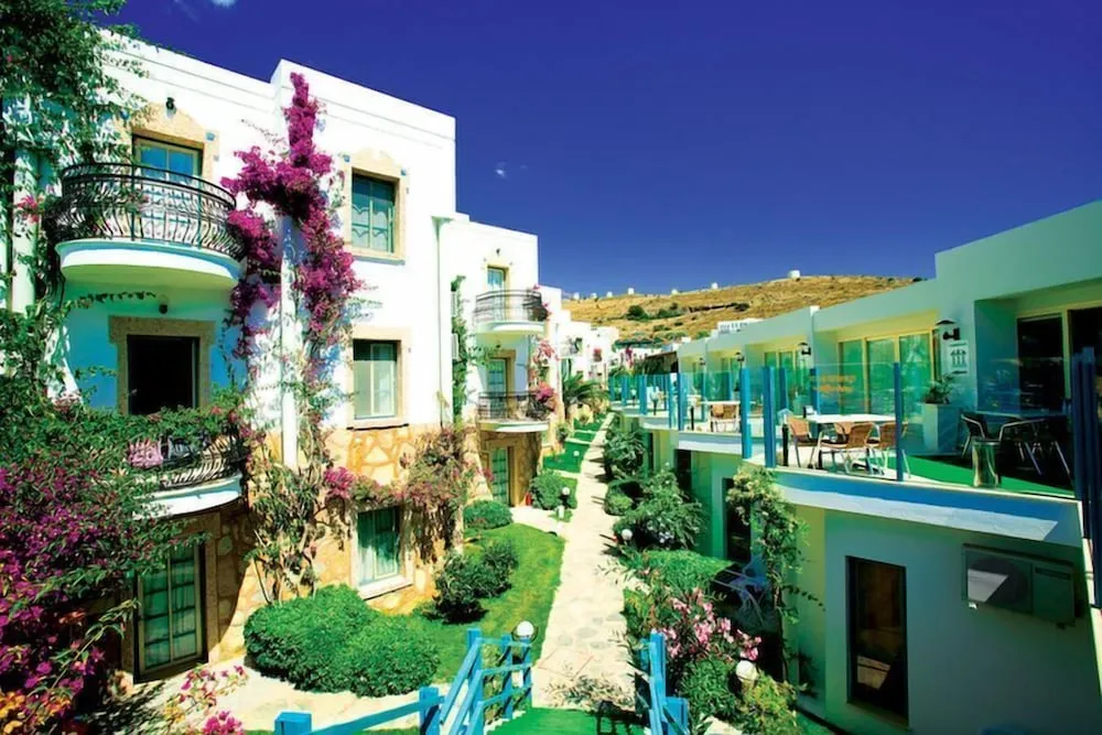 Siesta Beach Aparts & Studios, pamje e hotelit në Bodrum