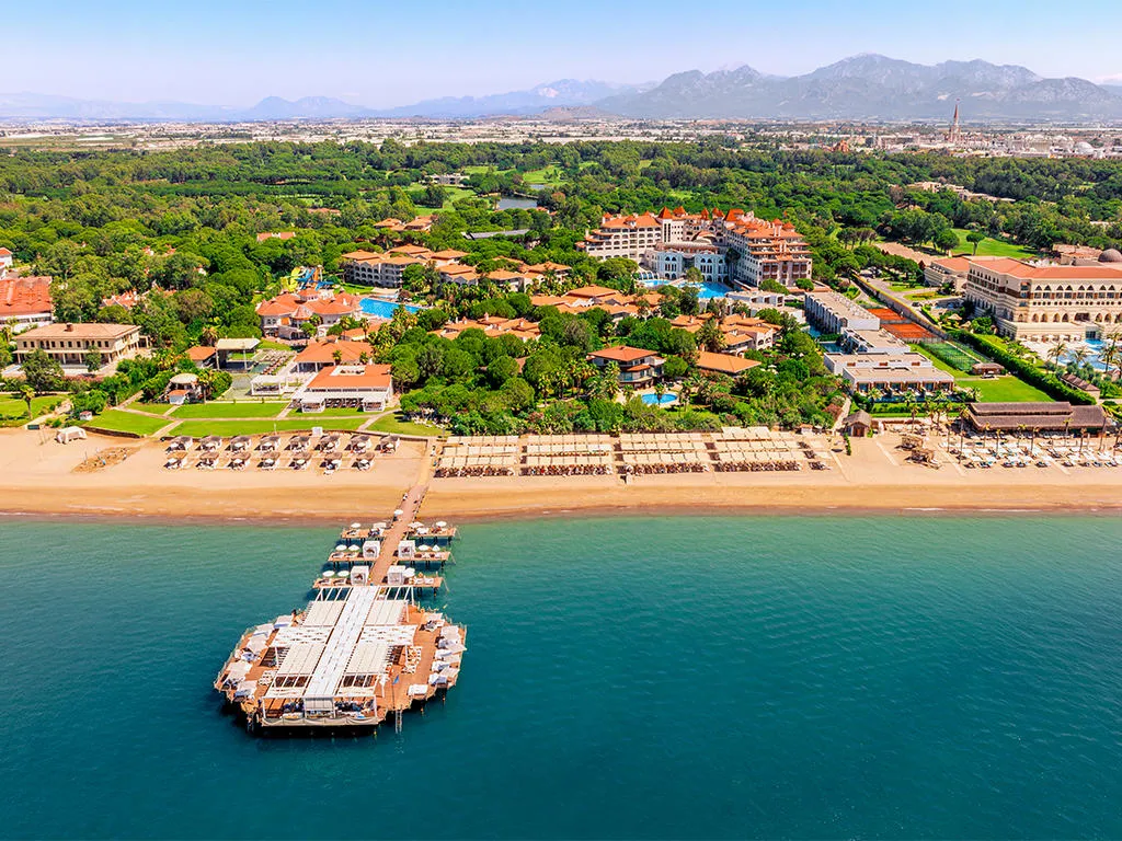 Sirene Belek Hotel, pamje e hotelit në Belek