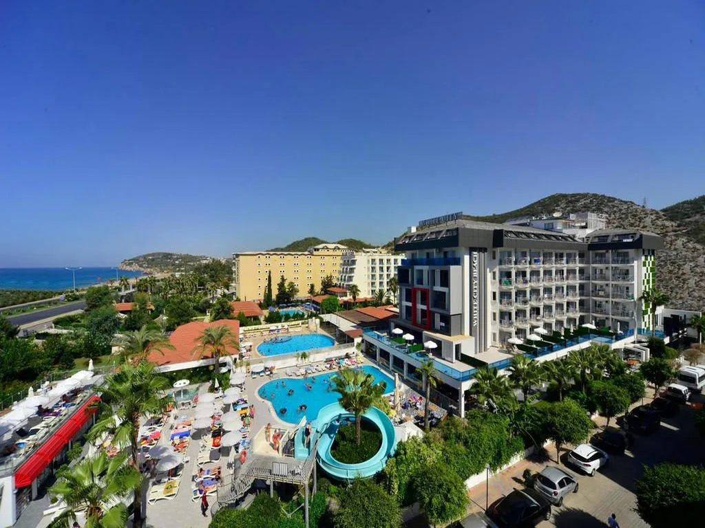 White City Beach Hotel, pamje e hotelit në Alanya