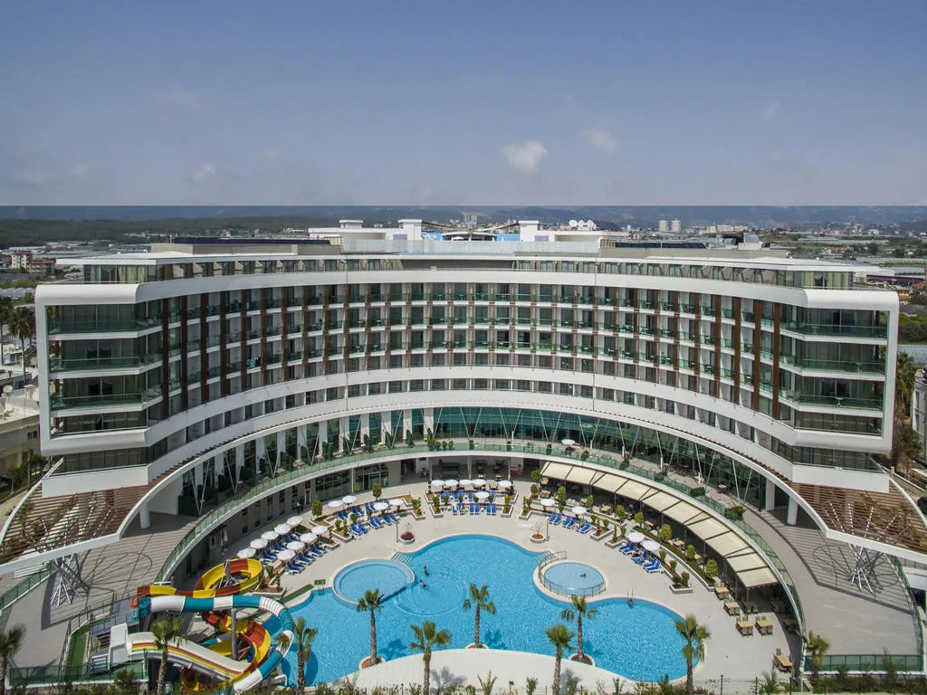 Xoria Deluxe, pamje e hotelit në Alanya